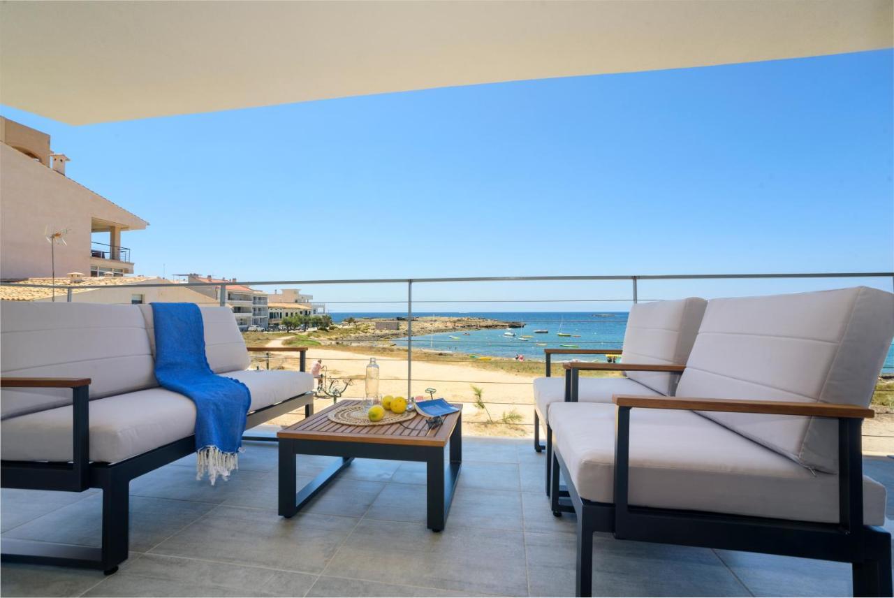 Ferienwohnung Blau Apartamento En Cala Galiota Con Vistas Al Mar Colònia de Sant Jordi Exterior foto