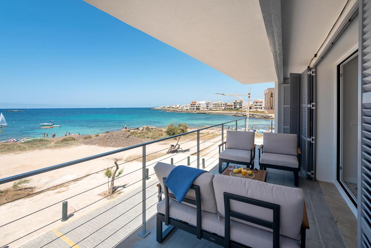 Ferienwohnung Blau Apartamento En Cala Galiota Con Vistas Al Mar Colònia de Sant Jordi Exterior foto