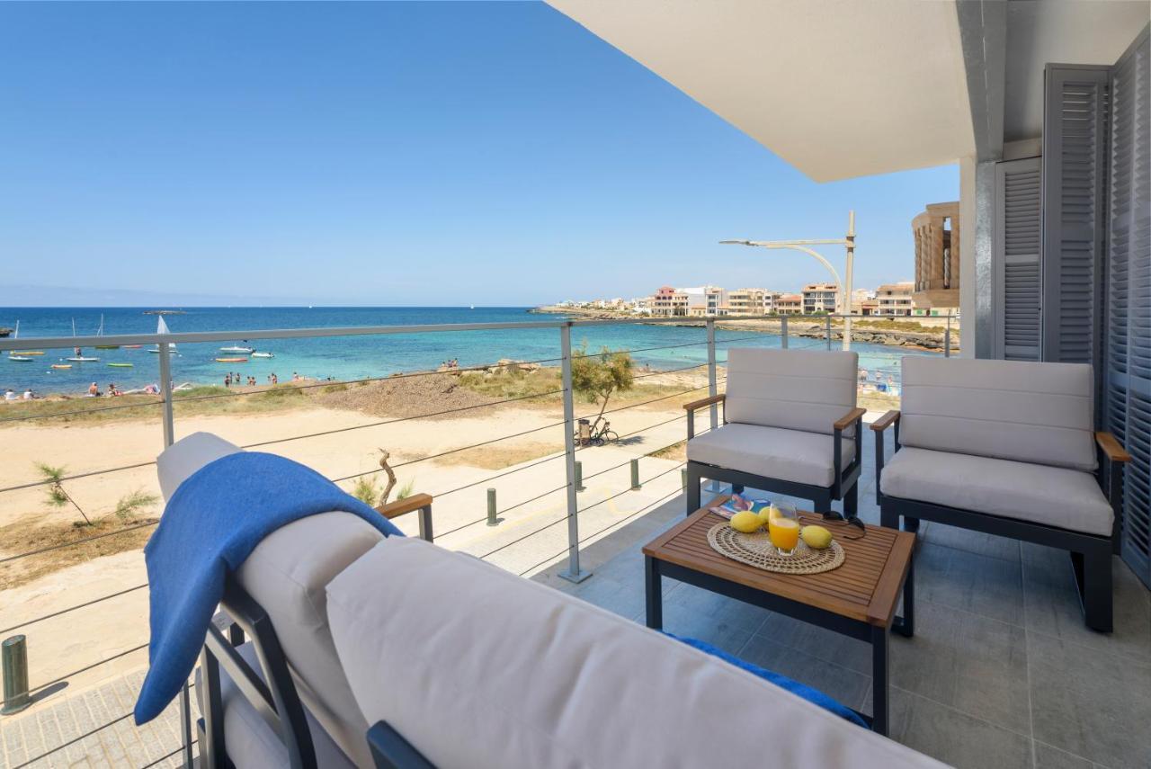 Ferienwohnung Blau Apartamento En Cala Galiota Con Vistas Al Mar Colònia de Sant Jordi Exterior foto